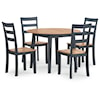 Signature Design by Ashley Gesthaven 5-Piece Round Dining Set