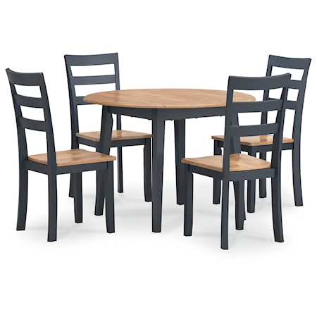 5-Piece Round Dining Set