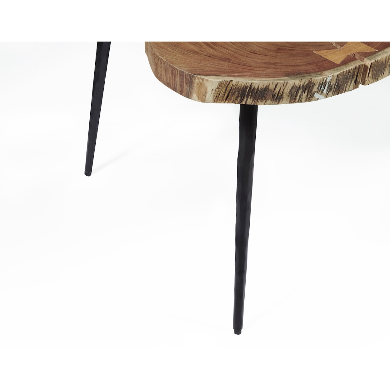 Accentrics Home Accents Wood Slice Cocktail Table