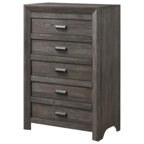 Contemporary 5-Drawer Chest