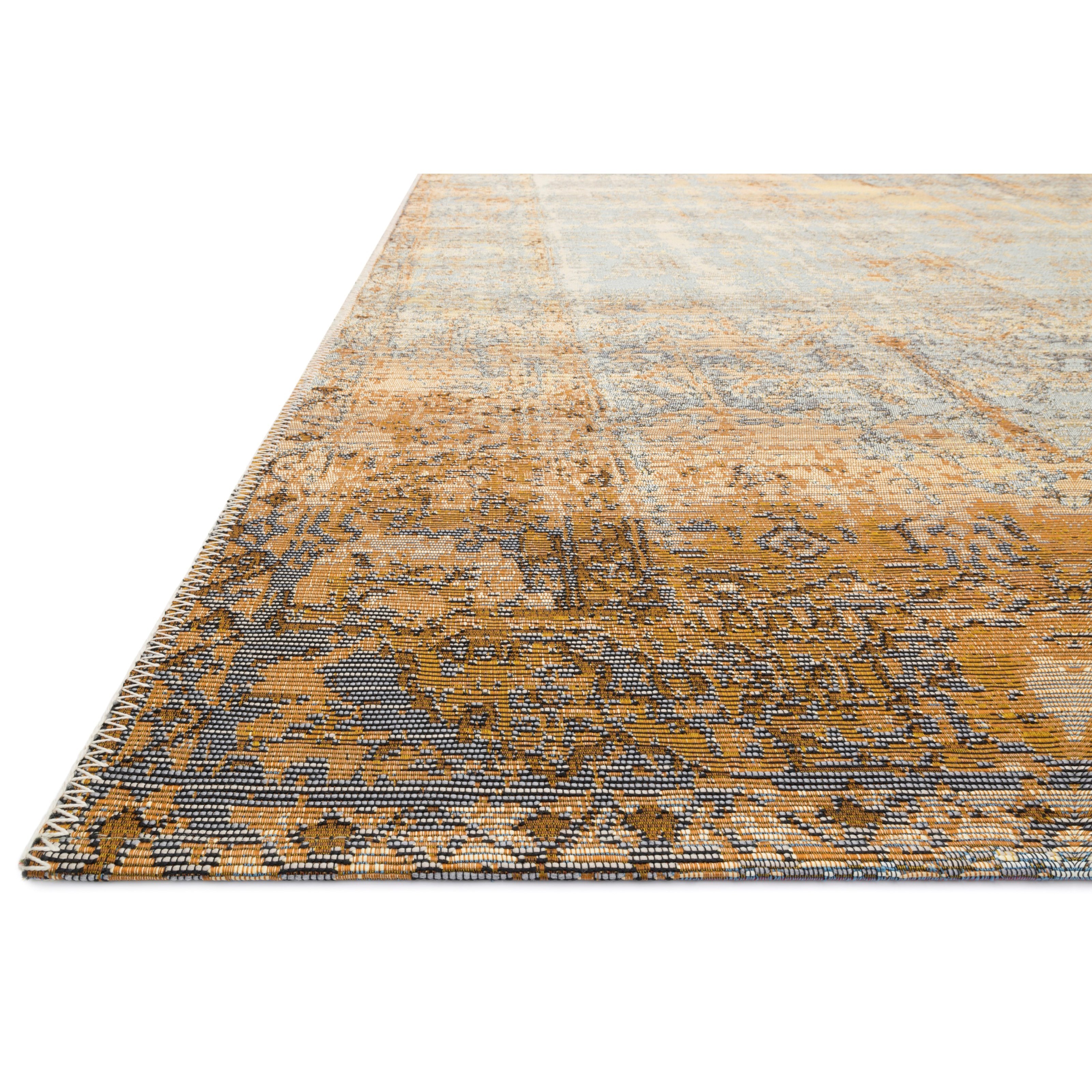 Loloi Rugs Mika 5'3" x 7'8" Ant. Ivory / Copper Rug