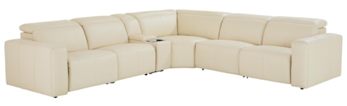 L-Shaped Sectional with Console Table