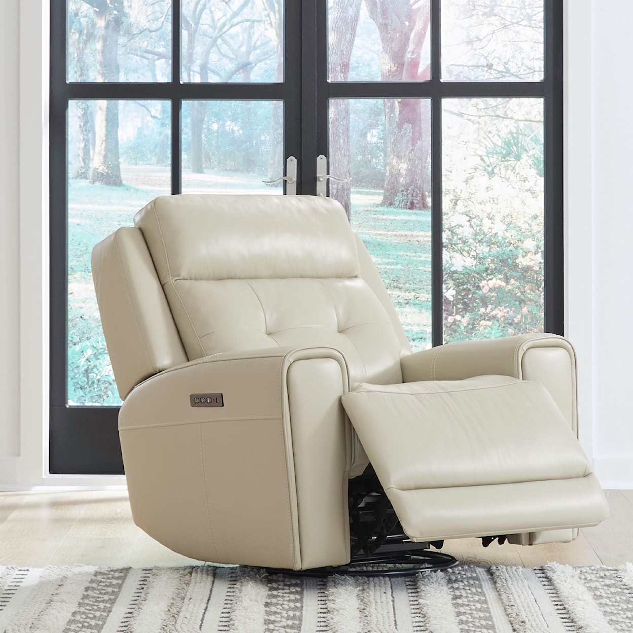 Liberty Furniture Carrington Power Swivel Glider Recliner