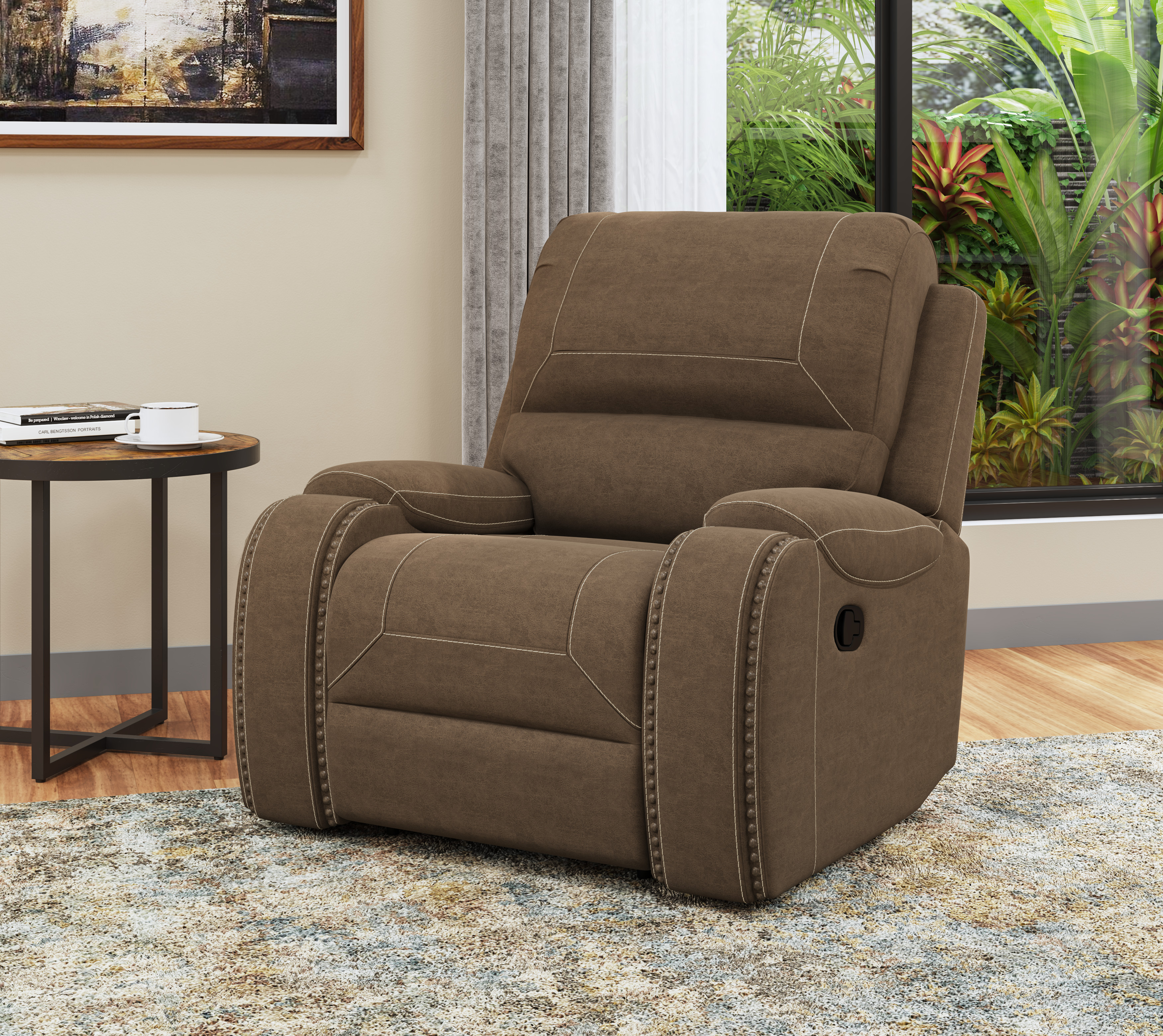 Emerald Adrian Swivel Gliding Recliner