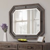 Michael Amini Crossings Octagonal Sideboard Mirror