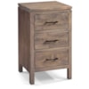 Archbold Furniture 2 West 3-Drawer Nightstand