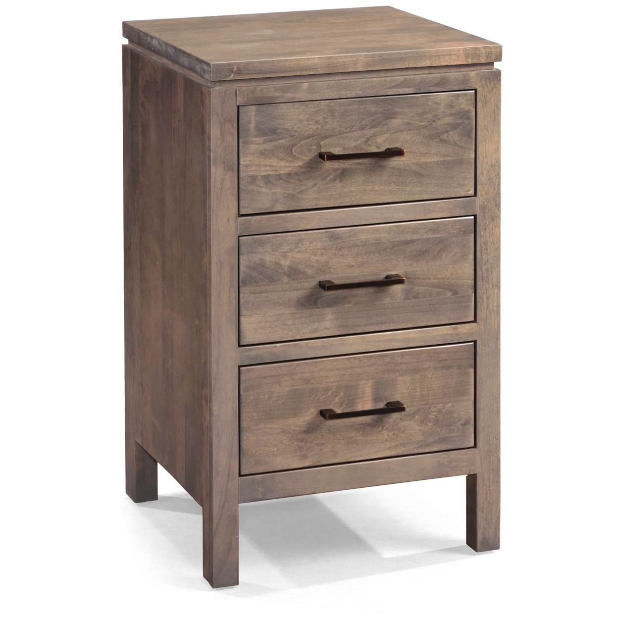 Archbold Furniture 2 West 3-Drawer Nightstand