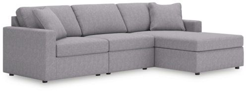3-Piece Sectional With Chaise