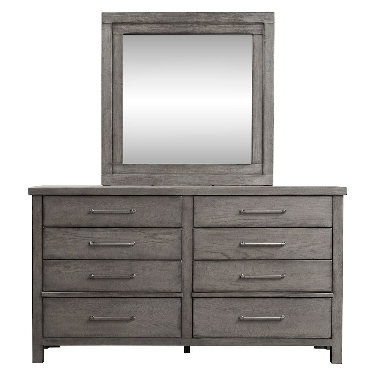 Libby Modern Farmhouse Dresser and Mirror Set