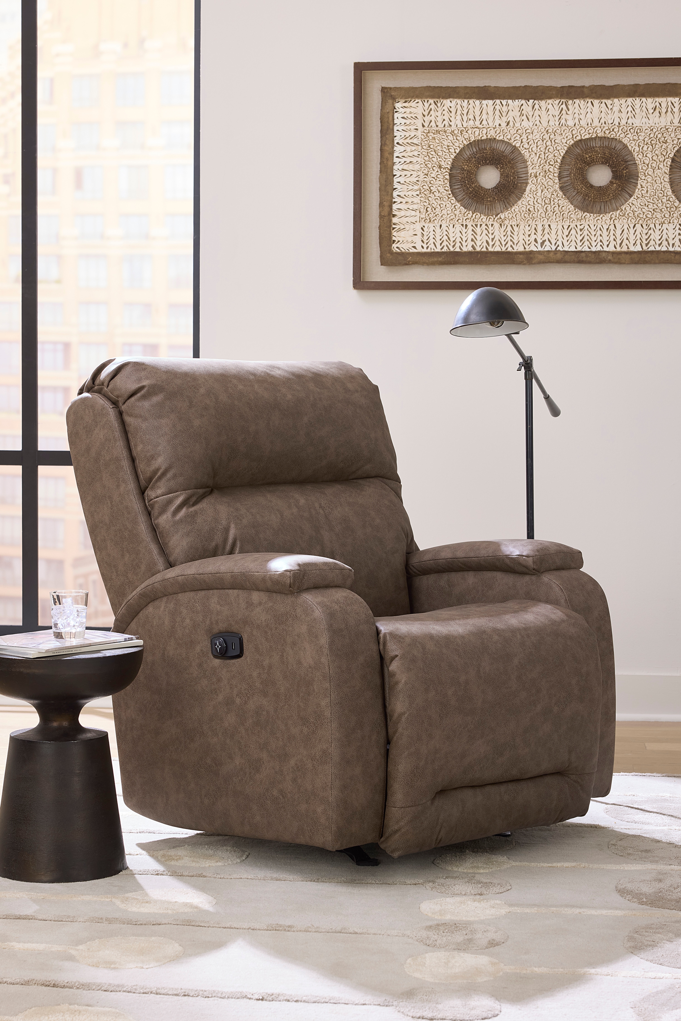Best Home Furnishings Maverly Power Rocker Recliner