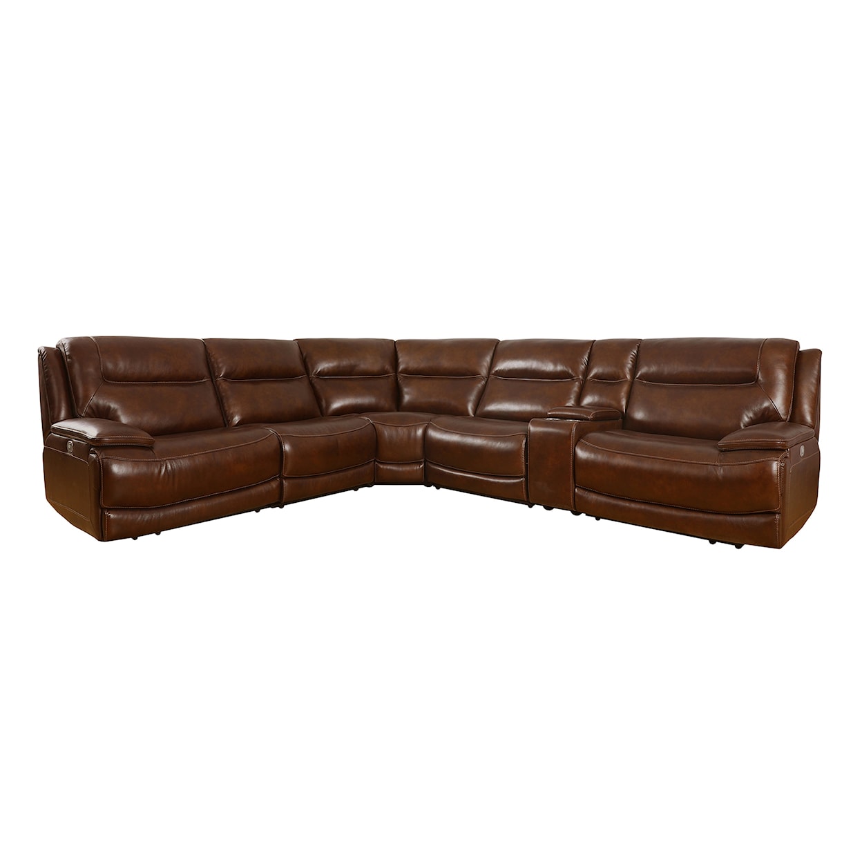Parker Living Colossus Leather Power Sectional