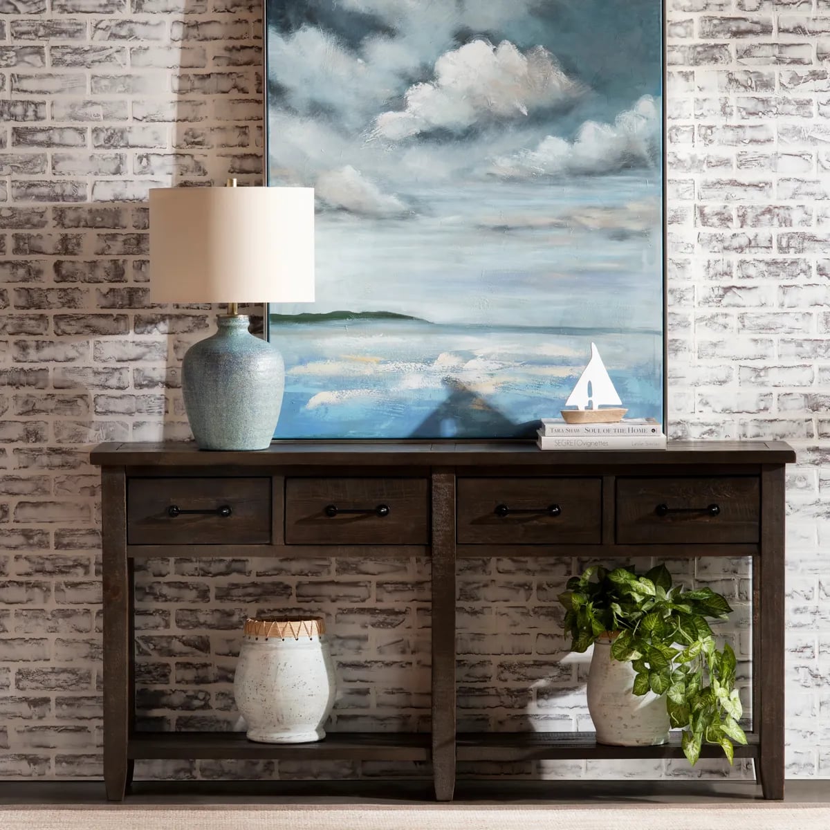 Blaze Earthenware Table Lamp