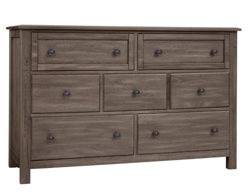 Farmhouse 7-Drawer Dresser with English Dovetail Construction