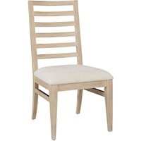 Transitional Dining Side Chair with Webbed Seat