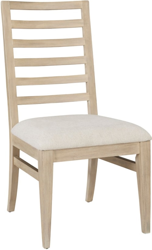 Transitional Dining Side Chair with Webbed Seat