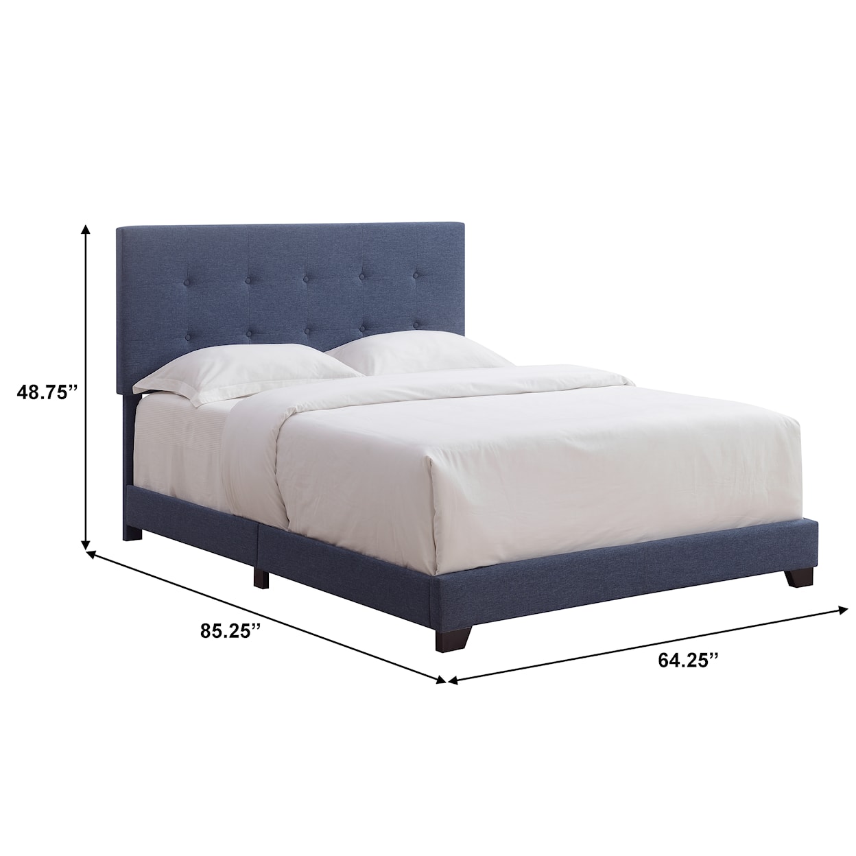 Accentrics Home Fashion Beds Queen Upholstered Bed