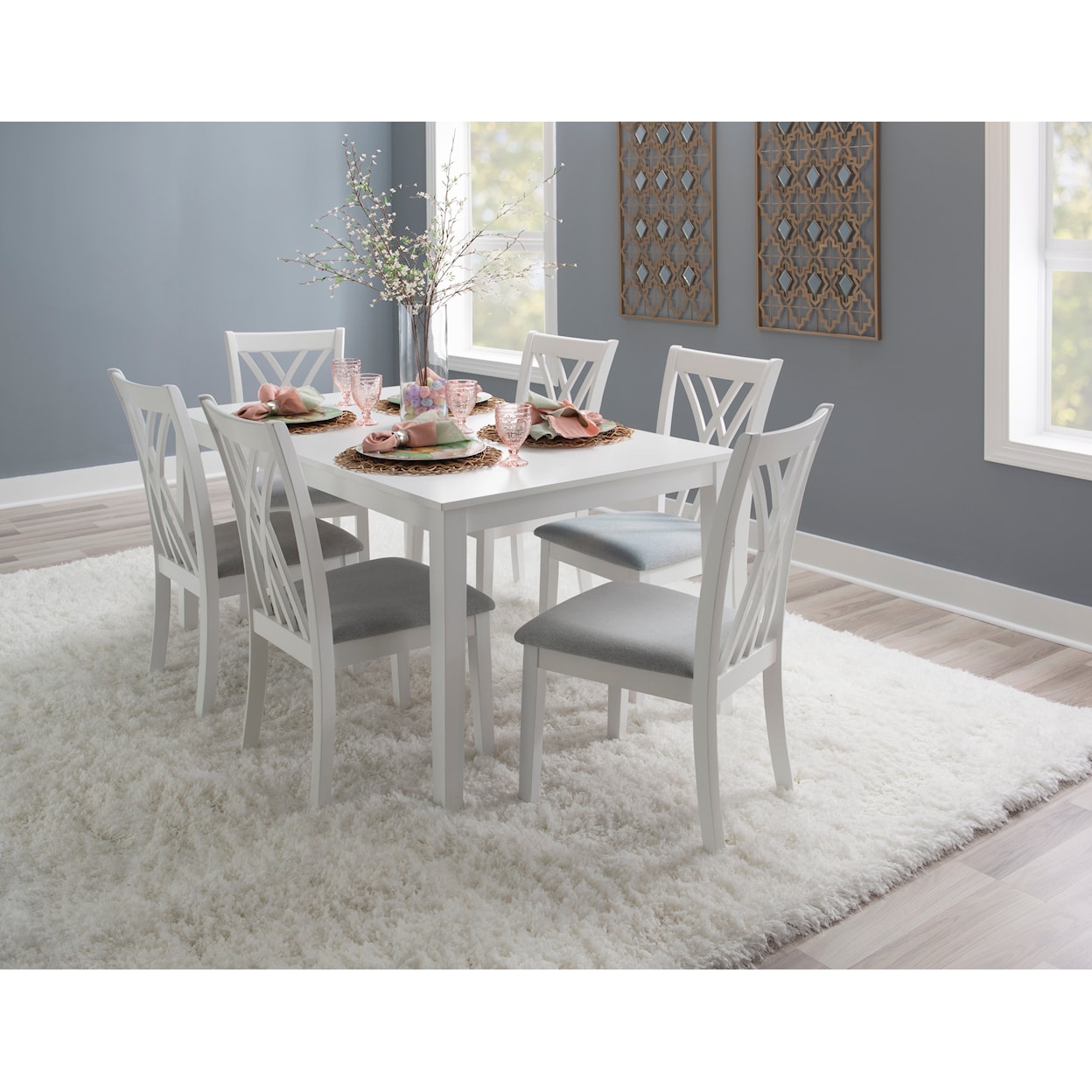 Powell Maggie 7 Piece Dining Group