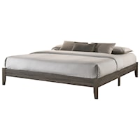 Contemporary King Platform Bed