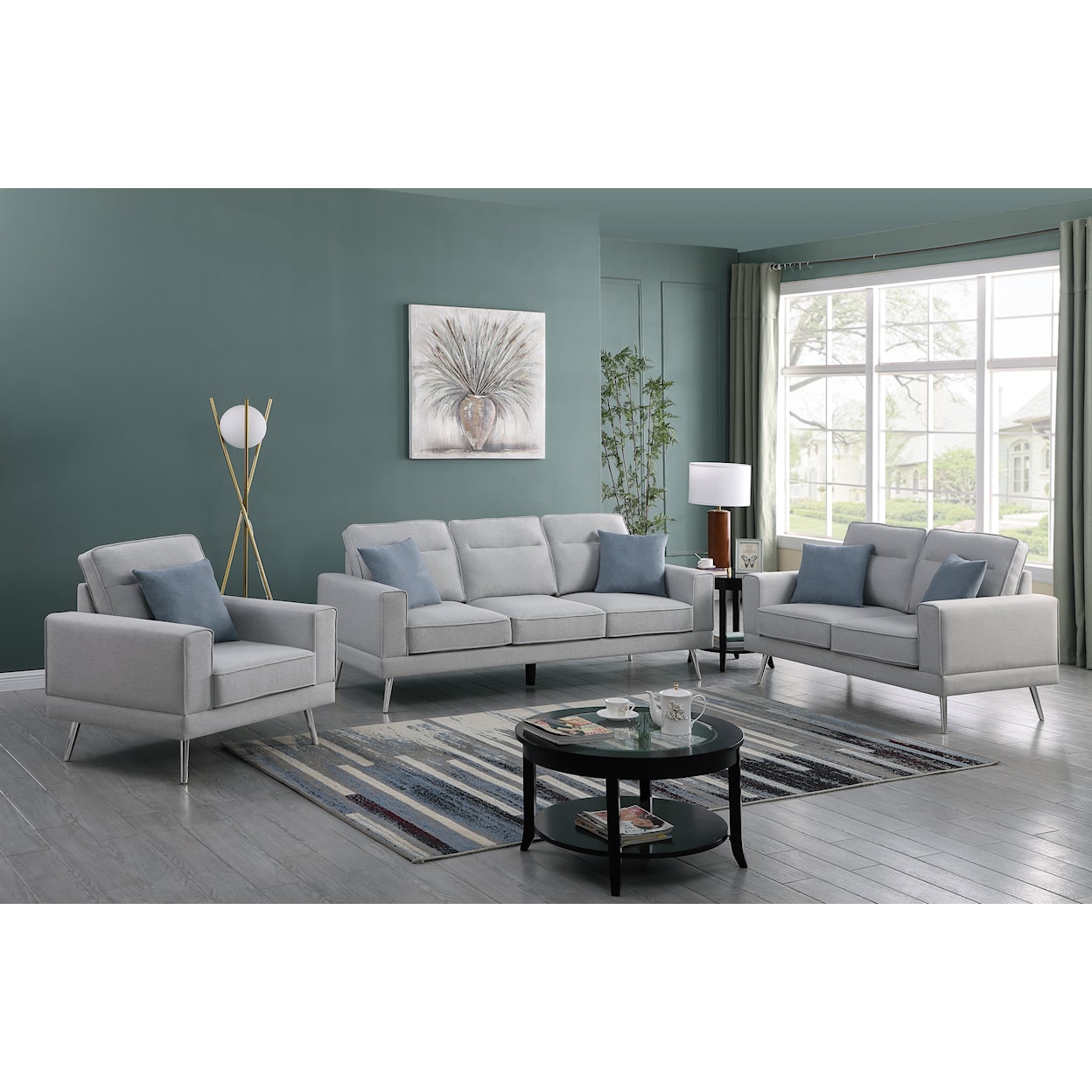 New Classic Brentwood 3-Piece Living Room Set