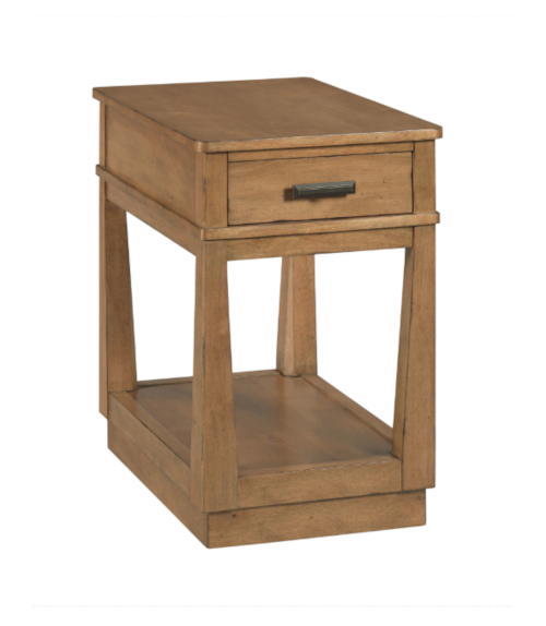 Transitional Chairside Table with Drawer