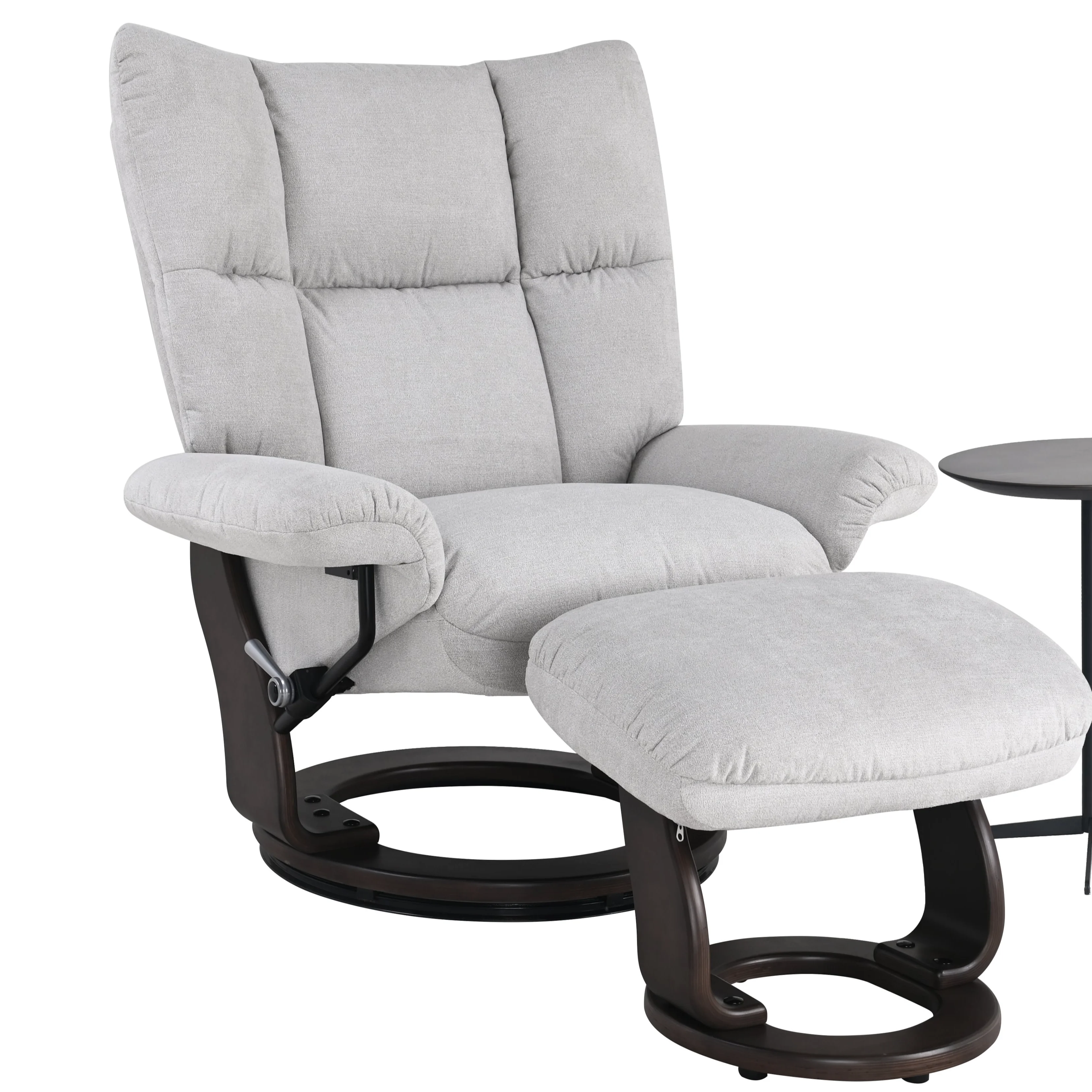 Benchmaster Solace 7886W-0753 Wide Seat Reclining Chair and Ottoman Set ...