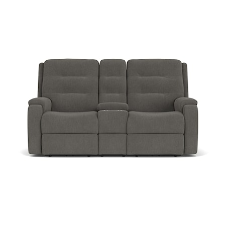 Power Reclining Console Loveseat