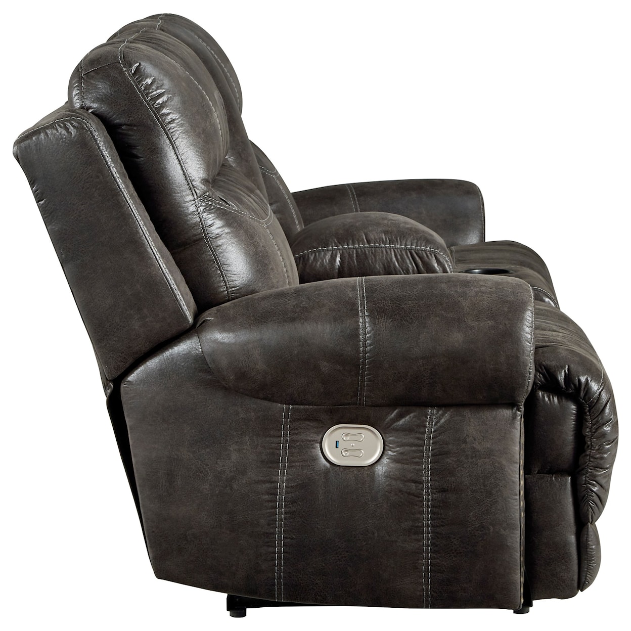 Signature Design by Ashley Grearview Power Reclining Loveseat with Console