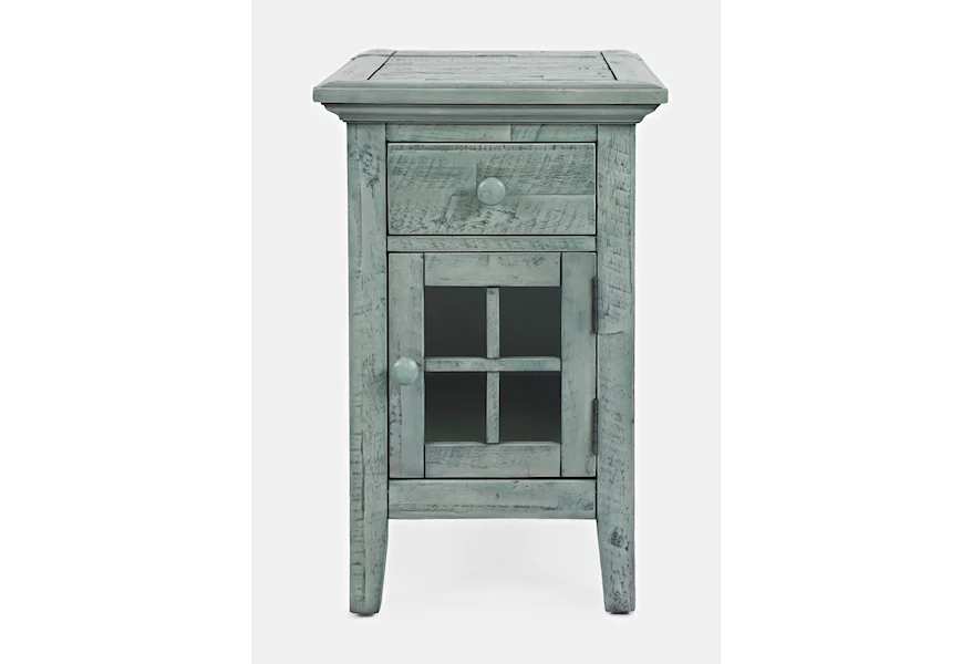 Rustic Shores Power Chairside Table by Jofran at VanDrie Home Furnishings