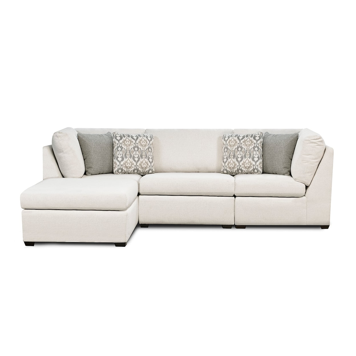 Dimensions 9F00 Series 4-Piece Armless Sectional Sofa