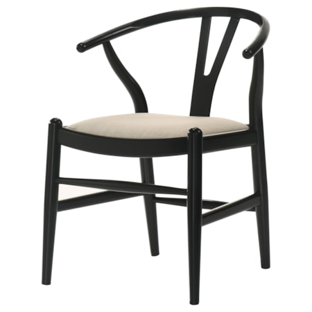 Dinah Wood Wishbone Dining Side Chair