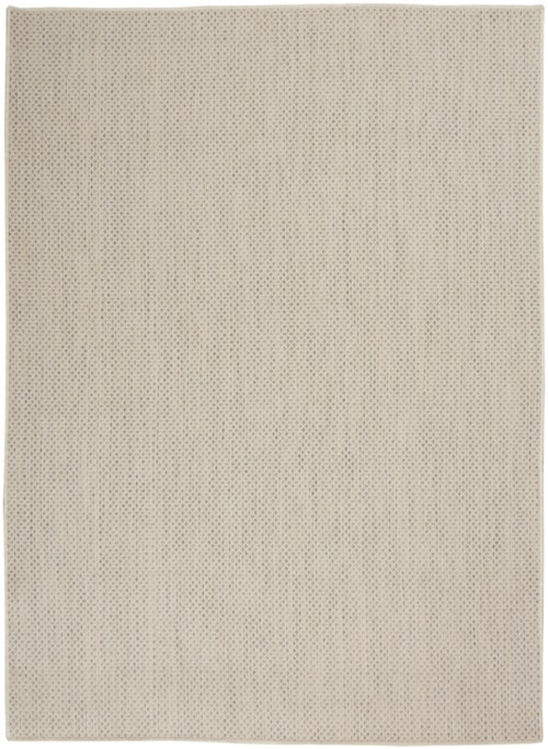 6' x 9' Ivory Silver Rectangle Rug