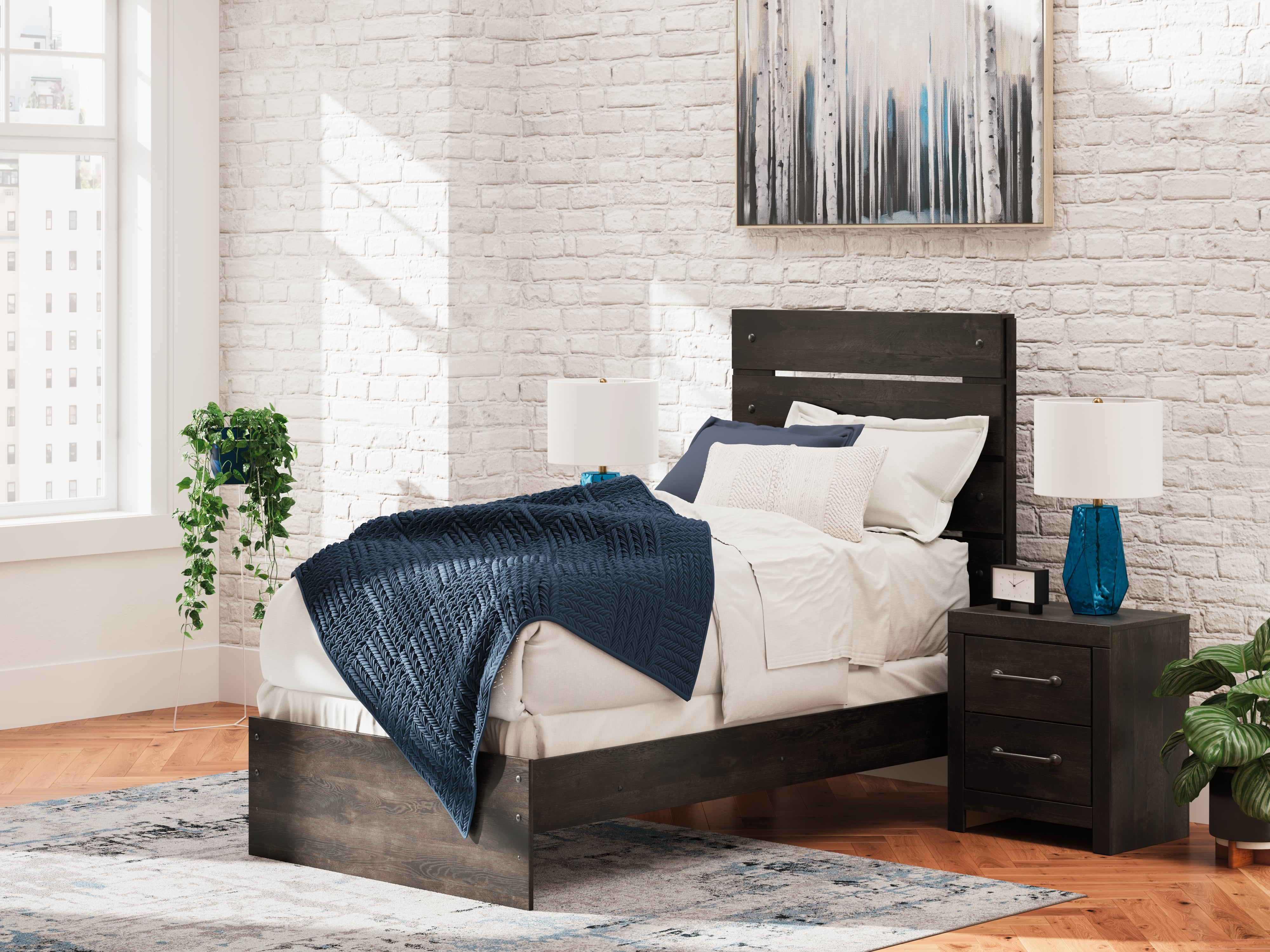 Signature Design by Ashley Hollivern Twin Panel Bed