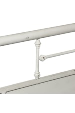 Liberty Furniture Vintage Series Full Metal Bed with Turned Spindles