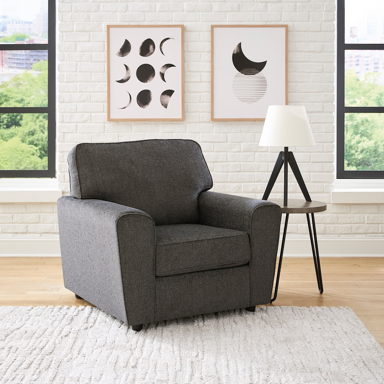 Signature Design Cascilla Chair & Ottoman