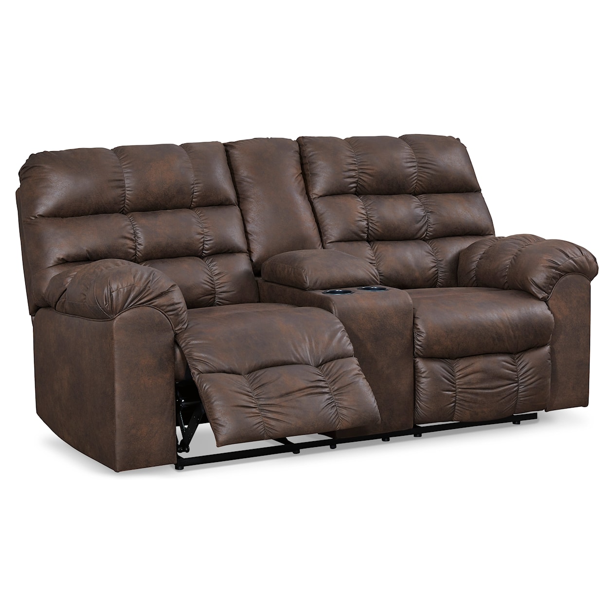 StyleLine Derwin Reclining Loveseat with Console