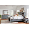 Aspenhome Pinebrook King Storage Bookcase Bed