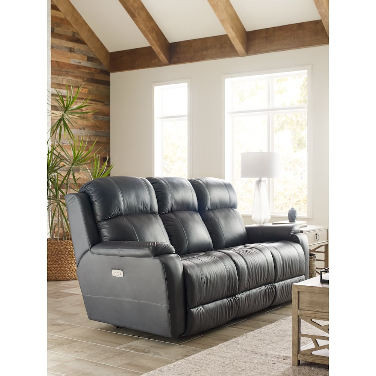 La-Z-Boy Dorian Dorian Power Reclining Sofa w/ Headrest