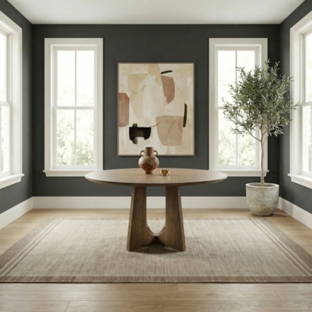 54" Round Pedestal Dining Table