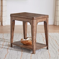 Transitional Chairside Table