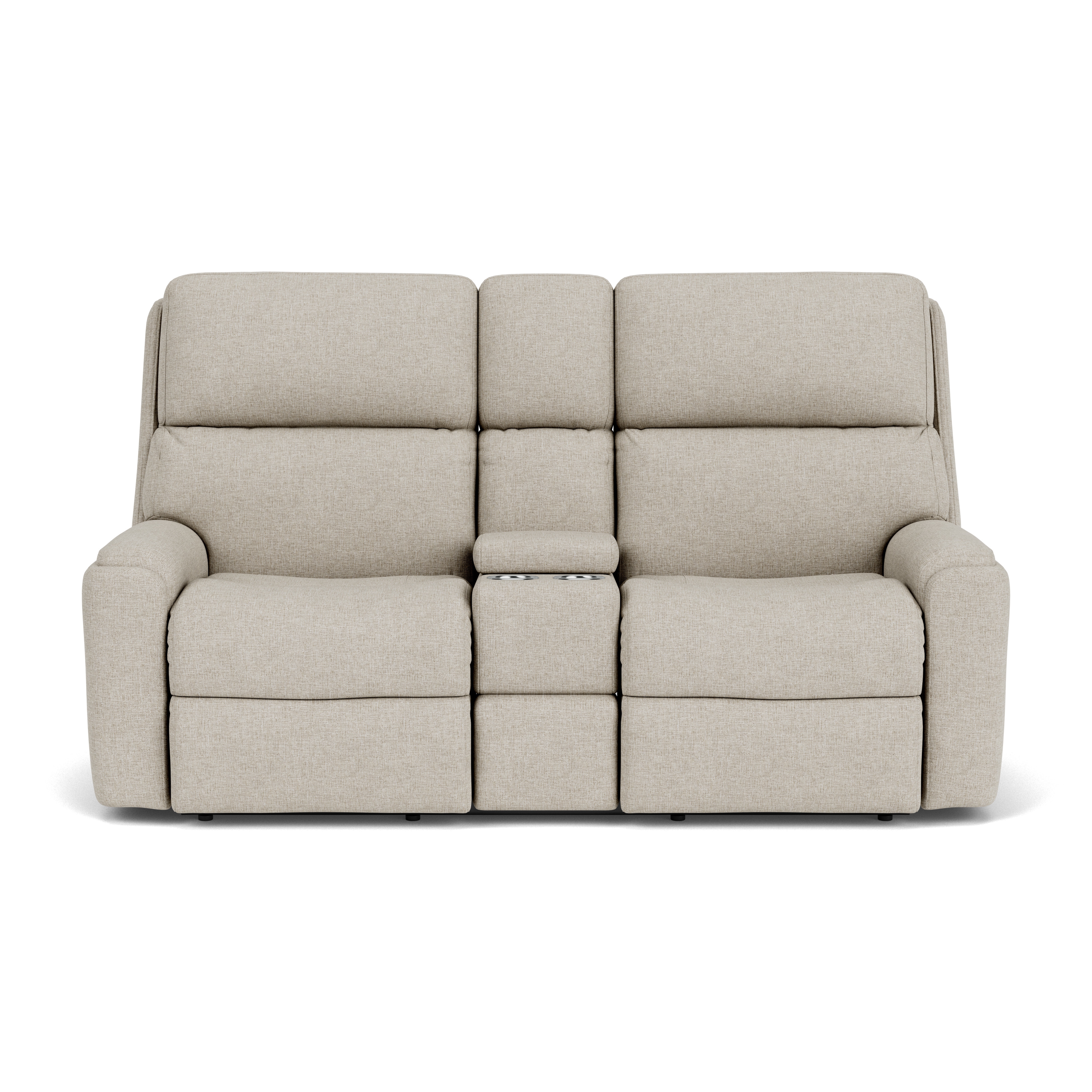 Flexsteel Rio Reclining Loveseat with Console