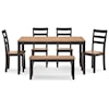 Ashley Signature Design Gesthaven Dining Room Table Set (Set of 6)
