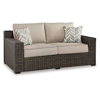 Outdoor Loveseat With Cushion