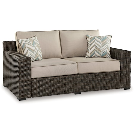 Outdoor Loveseat With Cushion