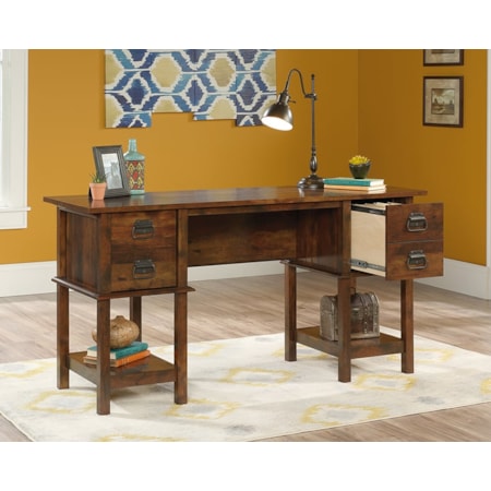 Double Pedestal Desk