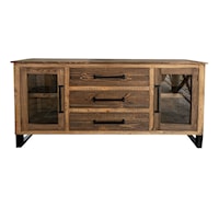 Rustic Solid Pine Buffet