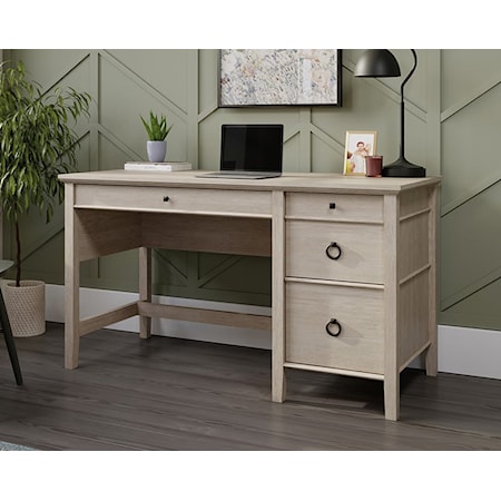 East Adara Farmhouse Single Pedestal Desk