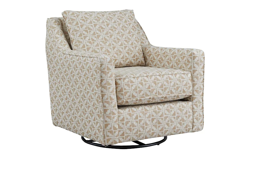 5006 ARTESIA SAND Swivel Glider Chair by Fusion Furniture at Howell Furniture
