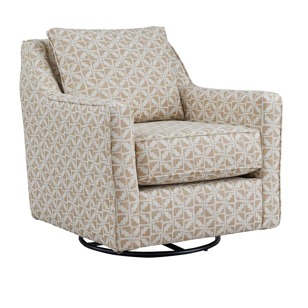 Fusion Furniture 5006 ARTESIA SAND Swivel Glider Chair