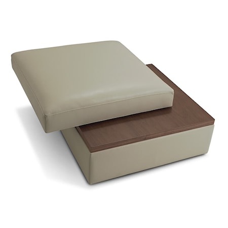 Swivel Top Ottoman