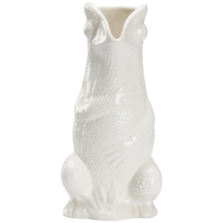 Frog Pitcher - White